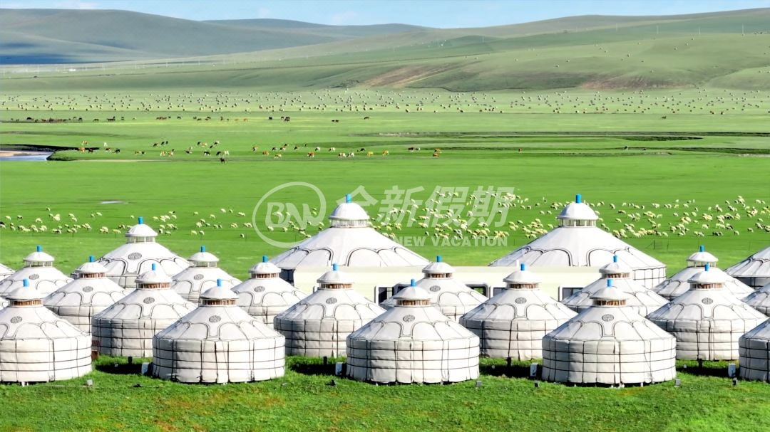 莫日格勒河图嘎营地蒙古包